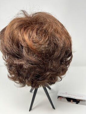 Short Curly Women's Hair Wig in Auburn mix by Ellen Wille